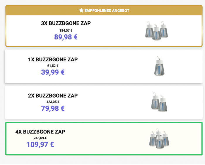 buzz b gone zap kaufen preise